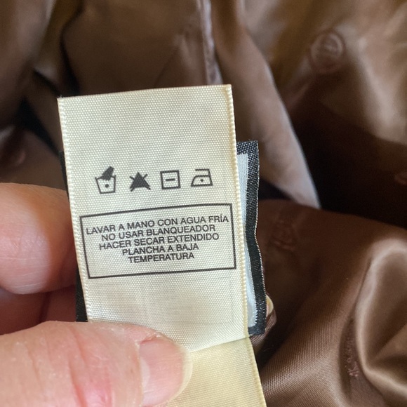 NWOT - MAX STUDIO Brown Vegan Suede Jacket w Fringe, XL - Picture 7 of 12